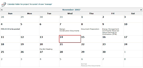 Calendar